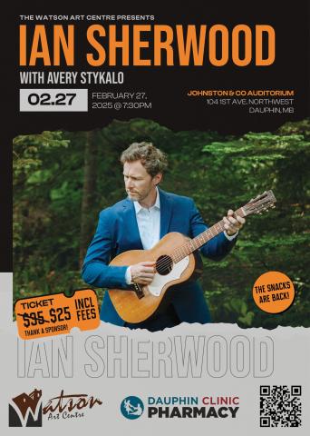 Ian Sherwood Concert at the Watson Art Centre