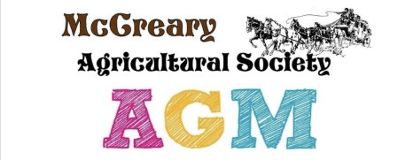 McCreary Ag Society AGM tonight