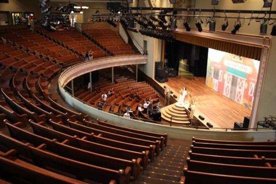 Inside the Ryman Auditorium