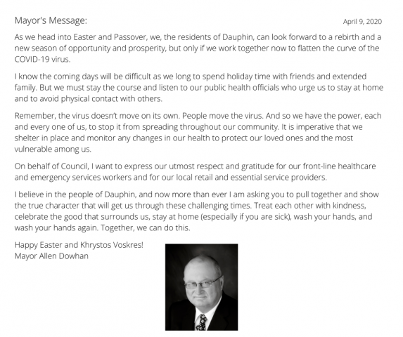 Mayors Message