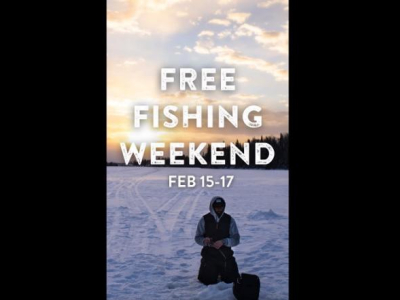 Free ice fishing weekend coming up